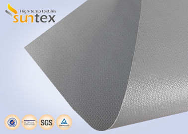 PTFE revestiu a tampa reusável de retardamento Therma da isolação térmica de cortina de fumo da poeira da tela da fibra de vidro