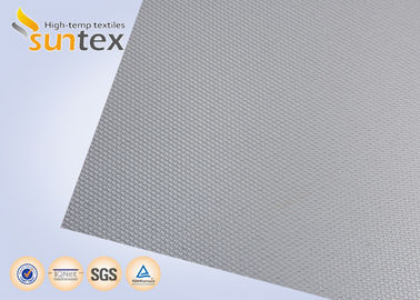 Grey Thermal Fireproof Silicone Rubber Coated Fiberglass Cloth Insulating Heat Resistant Silicone Fiberglass Fabric