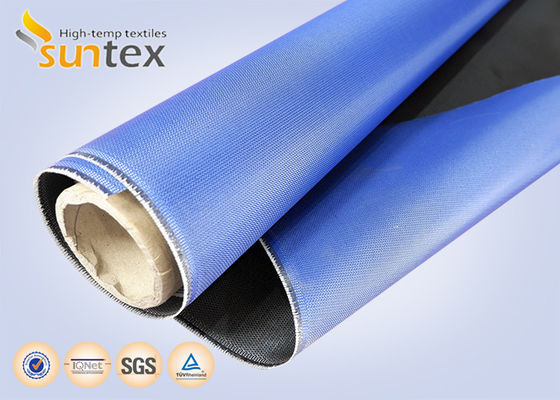Fireproof PU Coated Fiberglass Fabric 460gsm for Fire Blankets