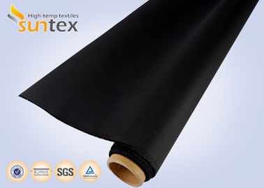 O plutônio flexível da tela de pano da junção de expansão da tela/fibra de vidro do preto revestiu M0 o fogo - retardador