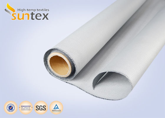 M0 Fire Rated Smoke Barrier Fabric, 0.43mm Polyurethane Coated Fiberglass for Heat Insulation