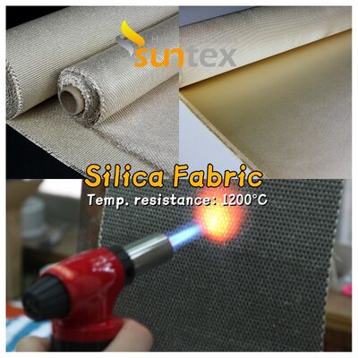 Tecido de fibra de vidro de alta temperatura com construção de tecido de cetim de 8H que fornece resistência ao calor superior até 1000 graus Celsius