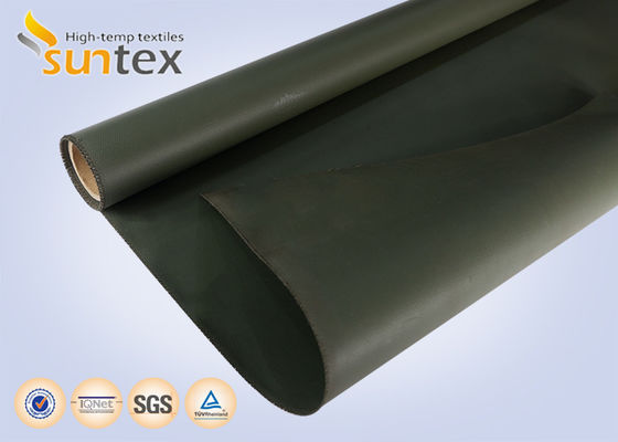 0.4mm Silicone Impregnated Fiberglass Cloth with Temperature Resistance