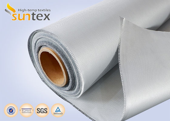 O silicone resistente químico excelente revestiu o pano durável da fibra de vidro da tela da fibra de vidro