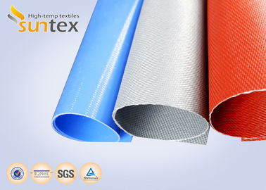 Silicone alto tecido Suntex de pano da isolação térmica revestido com a borracha de silicone vermelha