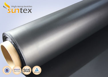 Tela resistente química do sistema da condição do ar para a tela flexível da fibra de vidro do preto do neopreno do conector de canal