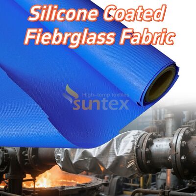 Waterproof and Fireproof Silicone Coated Fiberglass Fabric with High Temperature Resistance for Industrial Applications