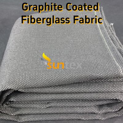 Graphite Coated High Temperature Fiberglass Cloth with 750℃ Resistance and 28.82oz/sqy Unit Weight