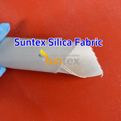 High Silica Fiberglass Cloth with 96% SiO2 Content and 1000℃ Temperature Resistance in 18 oz/sqy Unit Weight