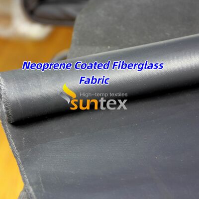 0.45mm Thickness Neoprene Coated Fiberglass Fabric with High Temperature Resistance and Fire Retardant Properties