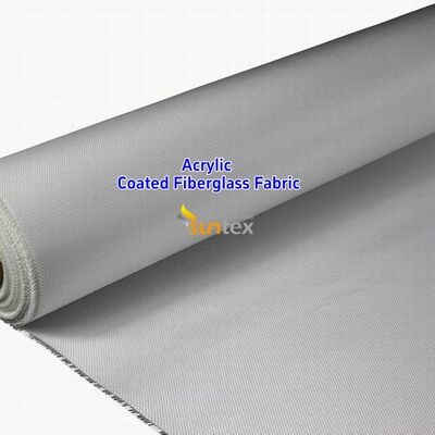 High Temperature 550 Degree C Acrylic Coated Fiberglass Fabric for Welding Blankets Easy to Sew and Cut