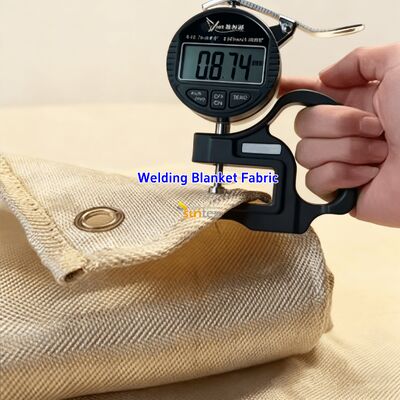 Manta de soldagem de fibra de vidro resistente ao calor até 1000°F com revestimento acrílico e tamanhos personalizáveis