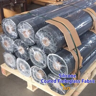 Waterproof and Fireproof Silicone Coated Fiberglass Fabric with High Temperature Resistance for Industrial Applications
