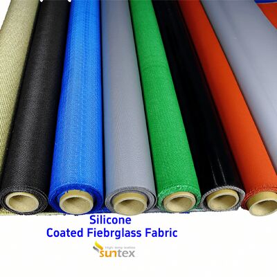 Tecido de Fibra de Vidro Revestido de Silicone à Prova de Fogo Resistente a Altas Temperaturas, Manta Antirrasgo para Veículos Elétricos