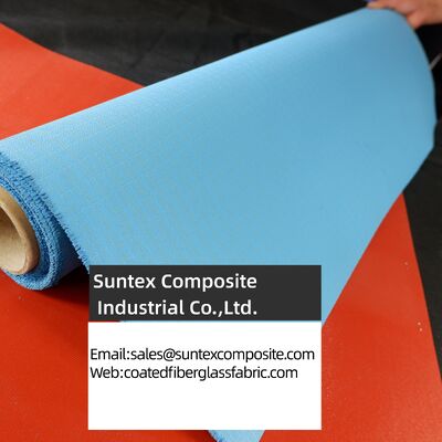 Tecido de Fibra de Vidro Revestido de Silicone Resistente a Altas Temperaturas e à Prova de Fogo para Uso Industrial