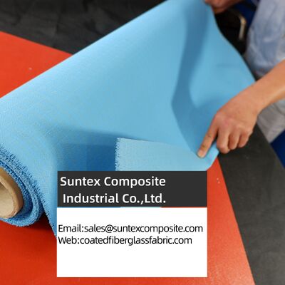 Prevenção de incêndio Resistente a altas temperaturas Resistente à corrosão Tecido de fibra de vidro industrial revestido com silicone
