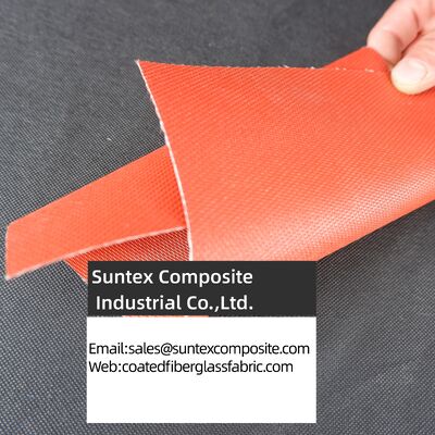 Tecido de fibra de vidro revestido de silicone, à prova de fogo, resistente a altas temperaturas, para cobertura de isolamento térmico