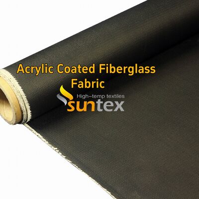 Tecido de fibra de vidro resistente ao fogo de 0,4 mm vermelho, resistente a 550 graus C e revestimento acrílico para cobertores de solda