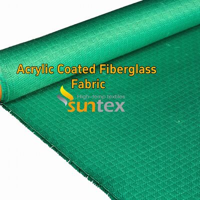 550 Degree C Temperature Resistance Acrylic Coated Fiberglass Fabric Easy to Sew and Cut Fire Resistant Welding Blanket