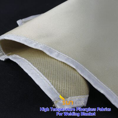 Manta de soldagem de fibra de vidro revestida de acrílico resistente ao calor a 550°C, manta de fogo com tamanho personalizável