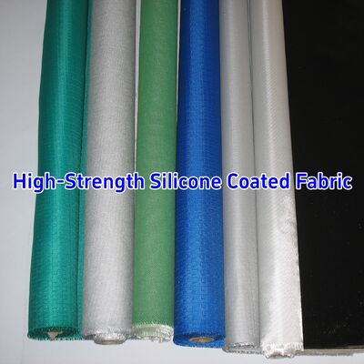 Fire Resistant and Heat Resistant Silicone Coated Fiberglass Fabric with 590 g/sqm Weight