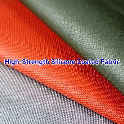 590 g/sqm Silicone Coated Fiberglass Fabric with 0.45 mm Thickness for Heat Resistant Insulation up to 550℃