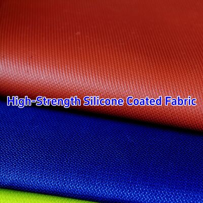 590 g/sqm Silicone Coated Fiberglass Fabric with 0.45 mm Thickness for Heat Resistant Insulation up to 550℃