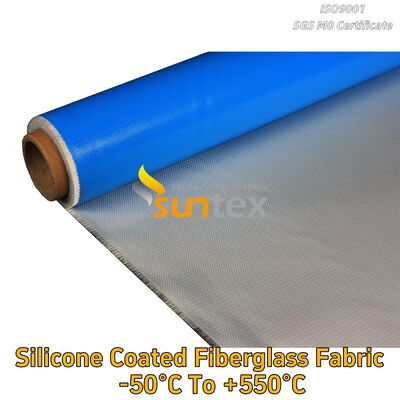 Silicone Rubber Coated Glass Fiber Fabric Fiberglass Cloth