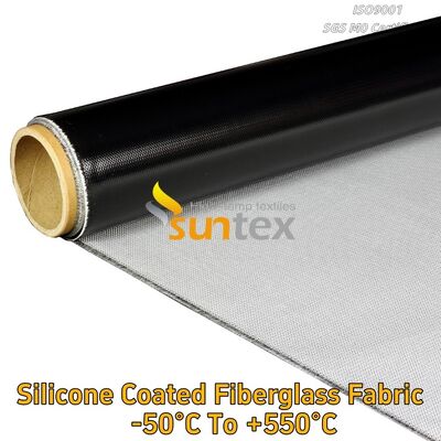 Silicone Rubber Coated Glass Fiber Fabric Fiberglass Cloth