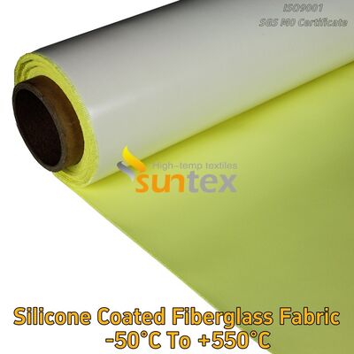 Silicone Rubber Coated Glass Fiber Fabric Fiberglass Cloth