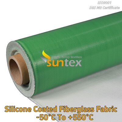 Silicone Rubber Coated Glass Fiber Fabric Fiberglass Cloth