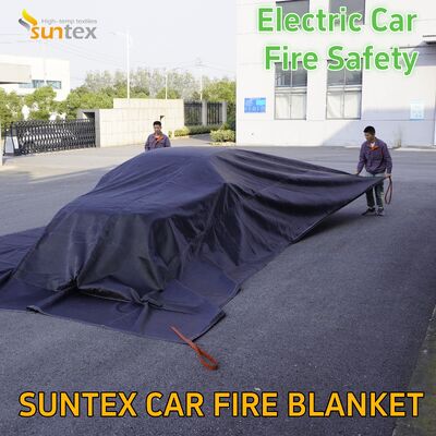Customizável Extra Large 10*10m Silicone Fire Blanket 550°C Veículos Elétricos de Nova Energia Automóveis Incêndio
