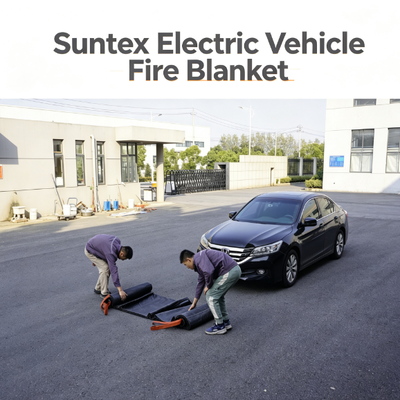 Manta ignífuga para veículos elétricos 6 X9 m Mantas ignífugas para carros EV Para estação de carregamento