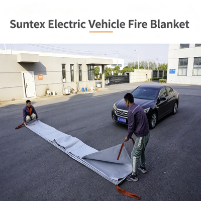 Suntex Coberturas de incêndio para veículos elétricos Fabricantes de coberturas de incêndio para veículos
