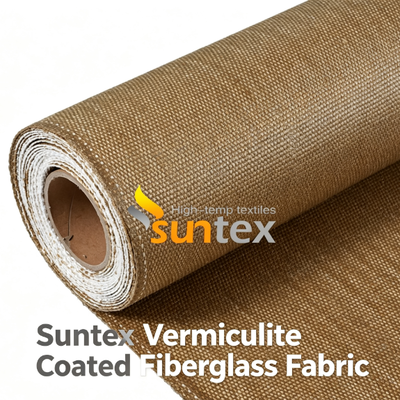 Tela revestida da fibra de vidro do Vermiculite frente e verso para junções de expansão