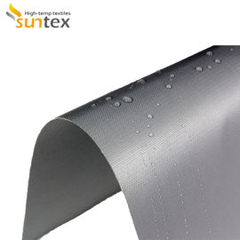 Tela revestida da fibra de vidro do silicone no único lado para a fabricação e o fogo gerais de solda - cobertura de solda resistente
