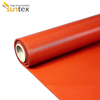 O silicone 580g vermelho revestiu a tela da fibra de vidro para as tampas do calor do motor