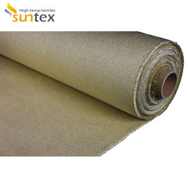Vermiculite de alta temperatura da fibra cerâmica de pano da tela da cor feita sob encomenda revestido