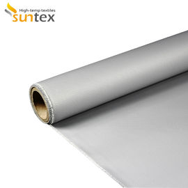 Tela do silicone, material à prova de fogo revestido com uma camada de silicone para revestimentos removíveis de alta temperatura e tampas