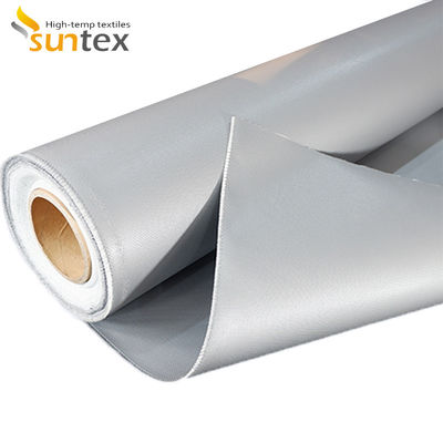 High Temperature Resistant Fireproof Anti-tear Silicone Coated Fiberglass Fabric for Industrial Applications