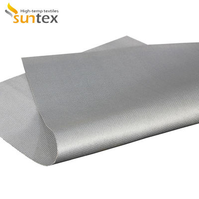 pano revestido da tela da fibra de vidro do silicone 480g em revestimentos da isolação